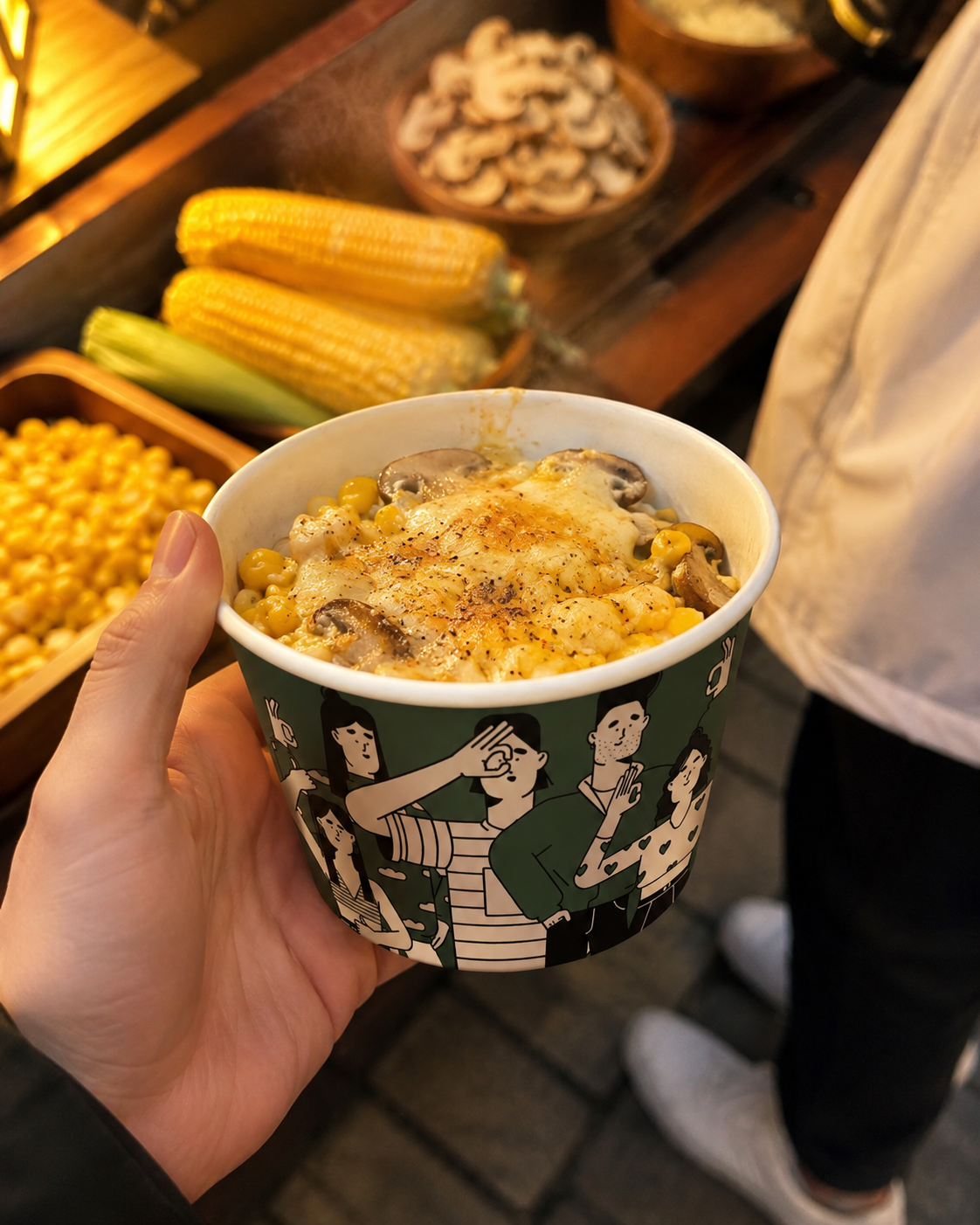 Cheesy cup